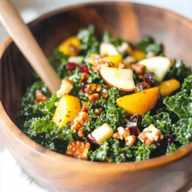Autumn Kale Salad with Maple Balsamic Vinaigrette Delight 10 Autumn Kale Salad with Maple Balsamic Vinaigrette