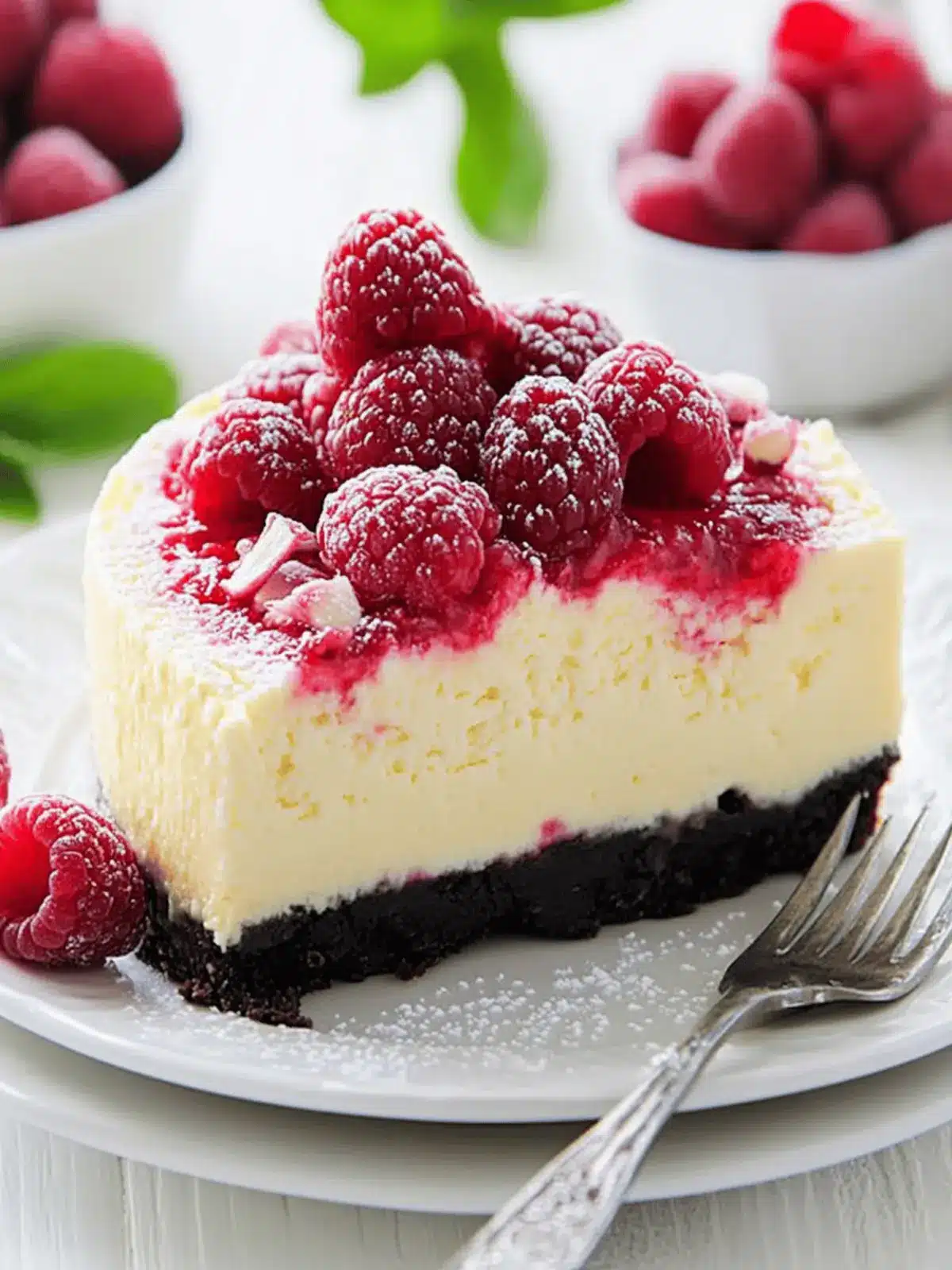 Decadent White Chocolate Raspberry Cheesecake You’ll Adore 3 White Chocolate Raspberry Cheesecake
