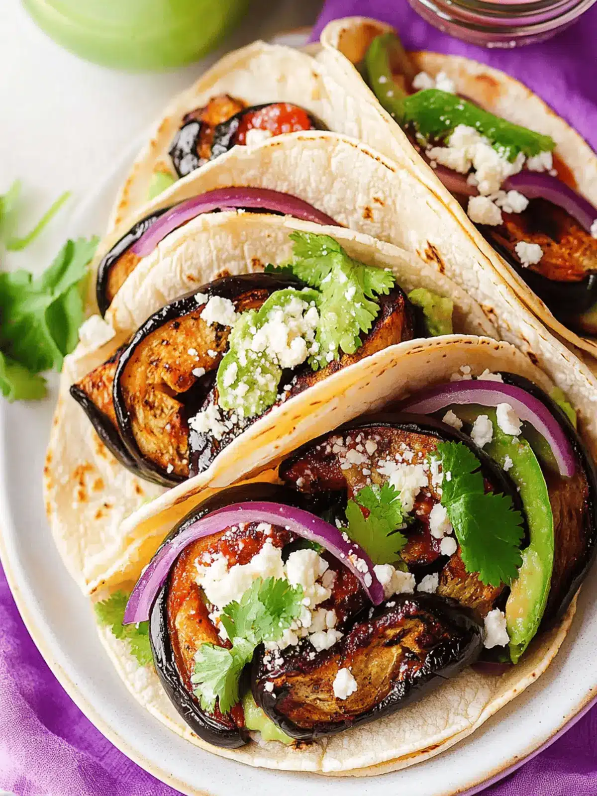 Delicious Air Fryer Eggplant Tacos for a Fresh Twist 4 Air Fryer Eggplant Tacos