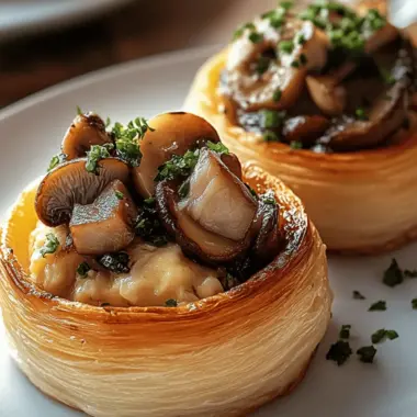 Mouthwatering Chicken and Mushroom Vol Au Vent Delight 9 Chicken and Mushroom Vol Au vent