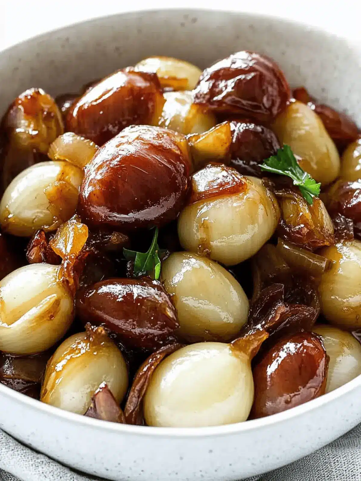 Savor Sweet Caramelized Pearl Onions in Bacon Bliss 5 Caramelized Pearl Onions