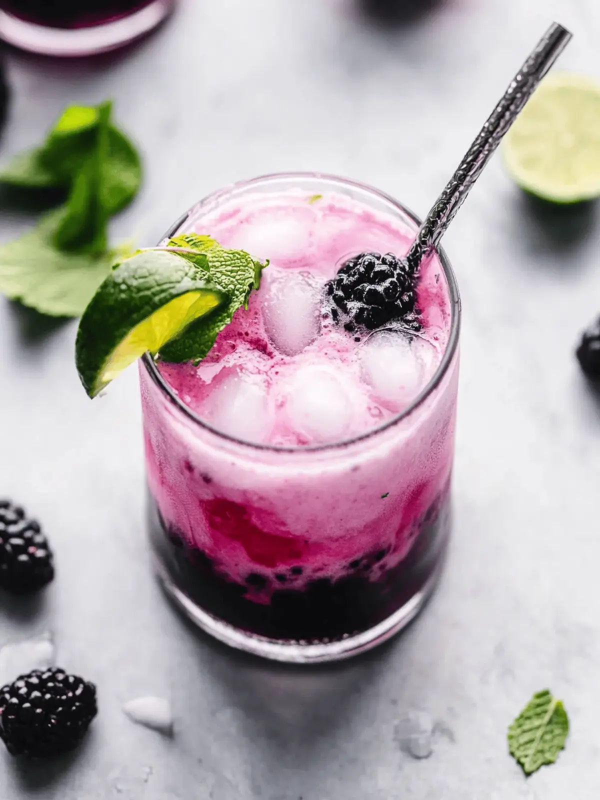 Creamy Blackberry Coconut Mojito That Refreshes Your Day 2 Creamy Blackberry Coconut Mojito