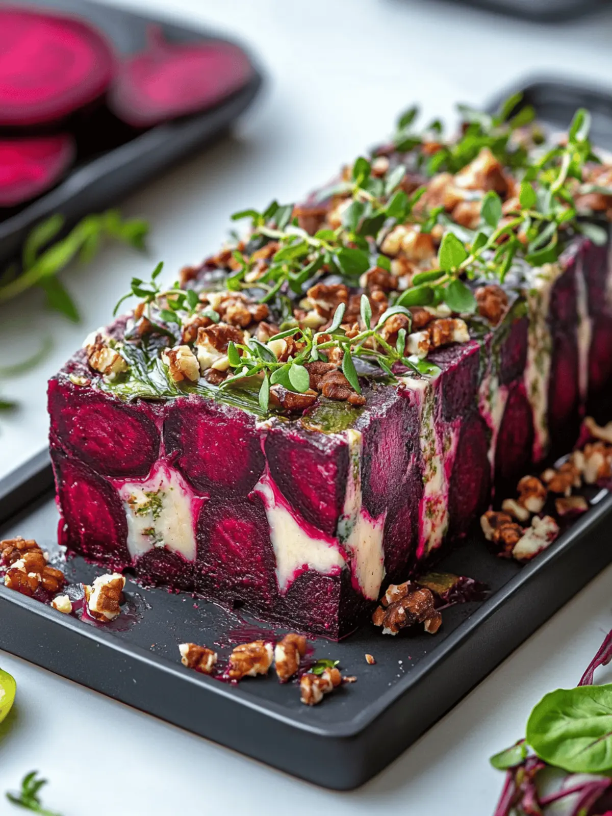Colorful Beetroot and Goat’s Cheese Terrine for Effortless Elegance 2 Beetroot and Goat’s Cheese Terrine