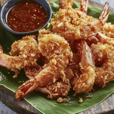 Bali Prawns with Crunchy Cornflake Coating & Zesty Chutney 10 Bali Prawns