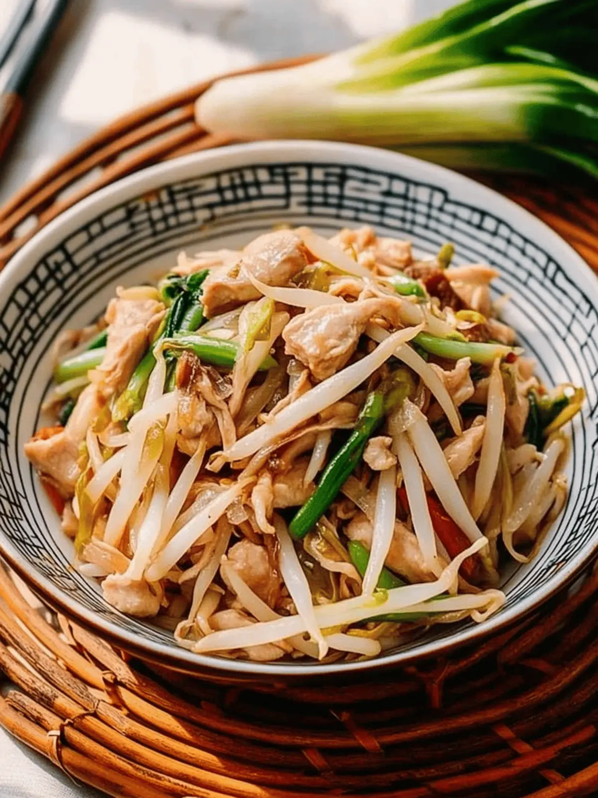 Savor the Crunch: Chicken and Bean Sprouts Stir-Fry Bliss 2 Chicken and Bean Sprouts Stir-Fry