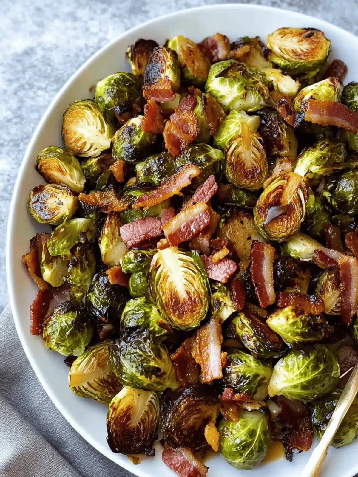 Savory Roasted Brussels Sprouts with Maple Syrup & Bacon Delight 5 Roasted Brussels Sprouts with Maple Syrup & Bacon