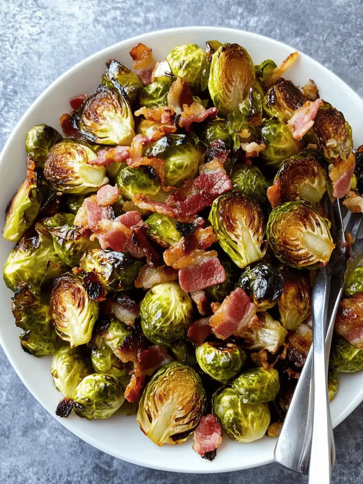 Savory Roasted Brussels Sprouts with Maple Syrup & Bacon Delight 4 Roasted Brussels Sprouts with Maple Syrup & Bacon