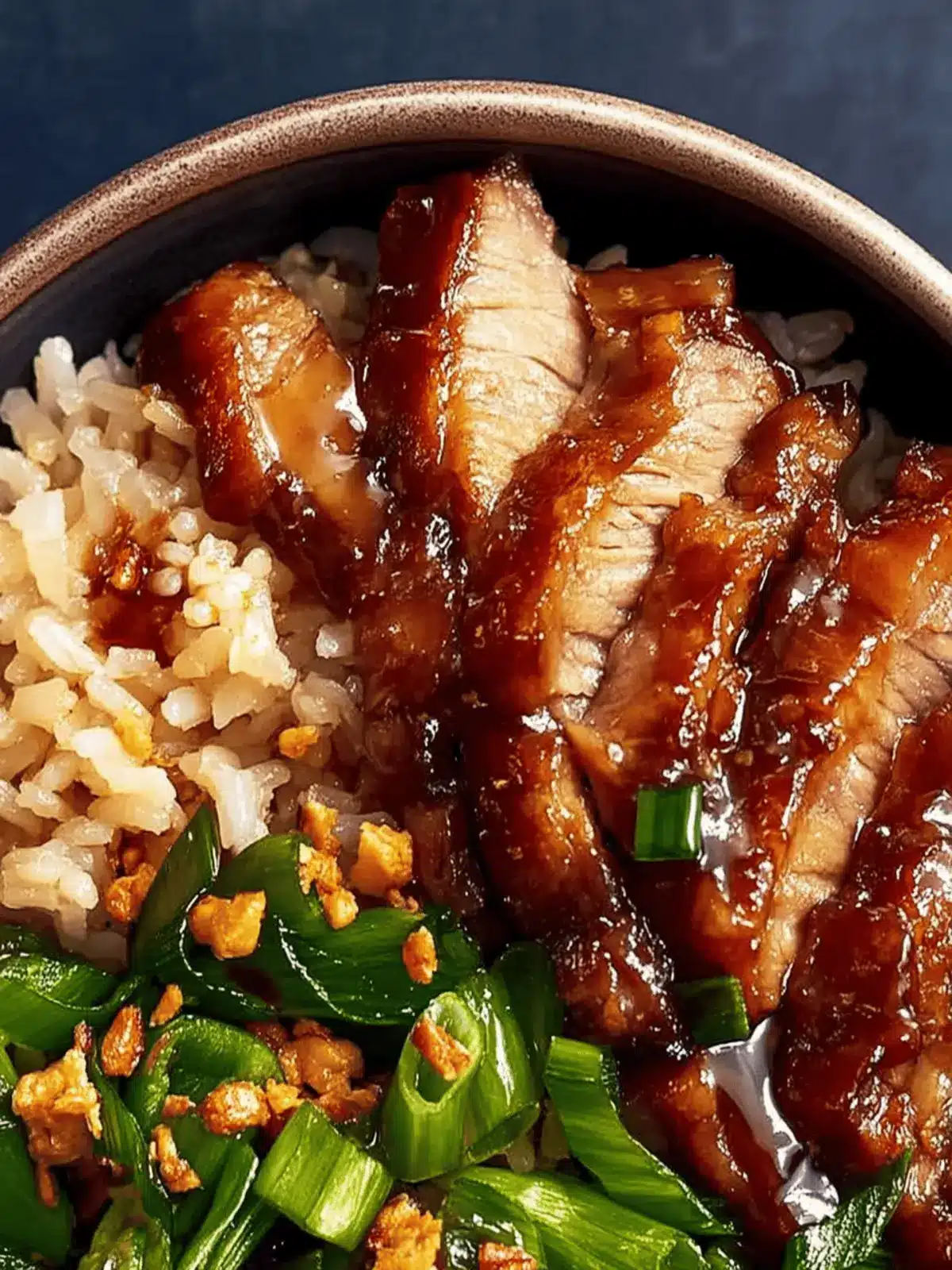 Sticky Char Siu Pork Fried Rice Bowl for Instant Comfort 3 Sticky Char Siu Pork Fried Rice Bowl