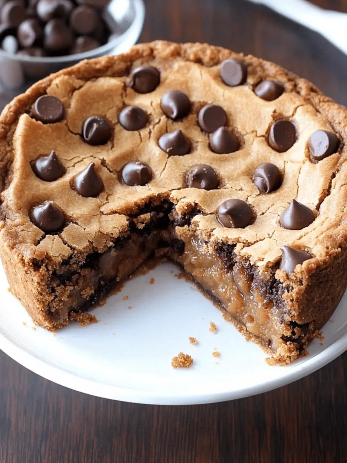 Gooey Deep Dish Cookie Pie: Your New Favorite Comfort Dessert 2 Gooey Deep Dish Cookie Pie