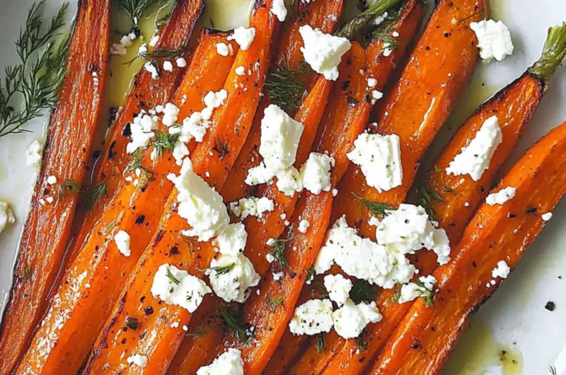 Roasted Carrots with Feta
