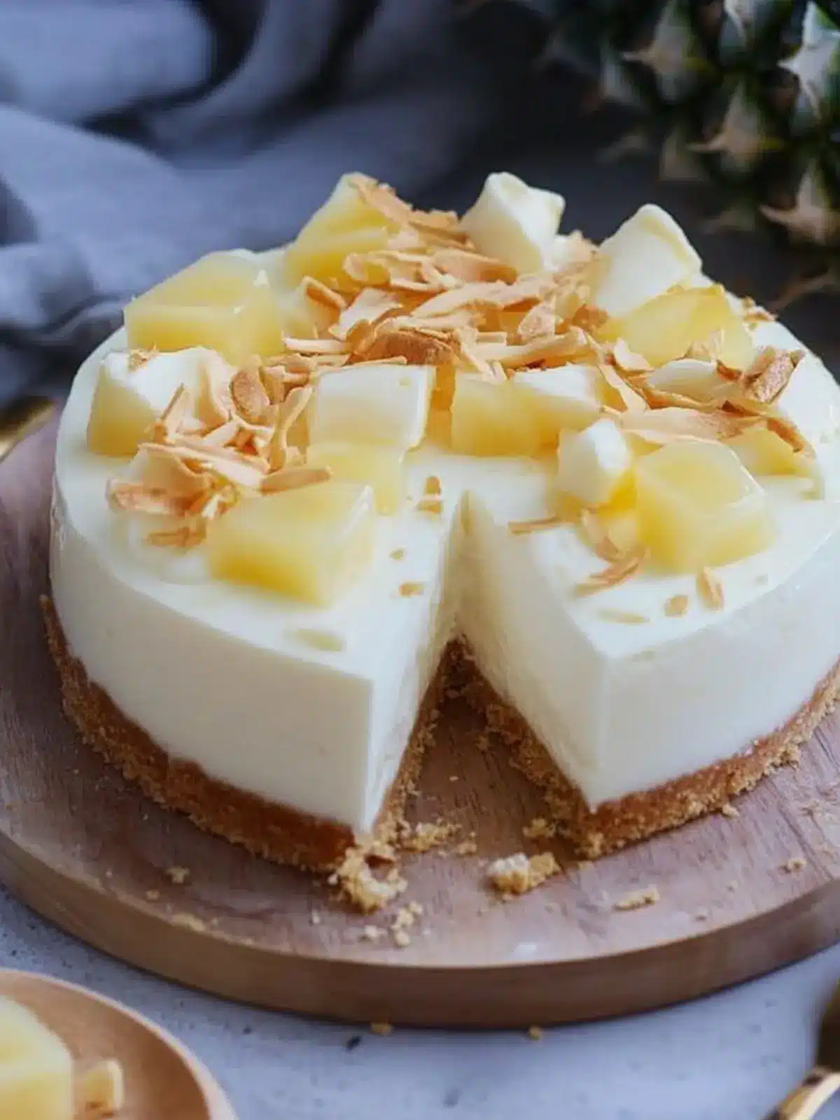 Decadent Pina Colada Cheesecake to Savor All Summer Long 5 Pina Colada Cheesecake