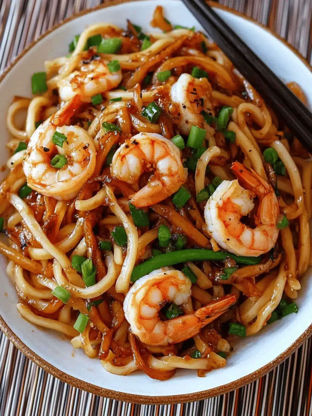 Sizzle Up Garlic Prawn Udon in Just 15 Minutes! 5 Garlic Prawn Udon