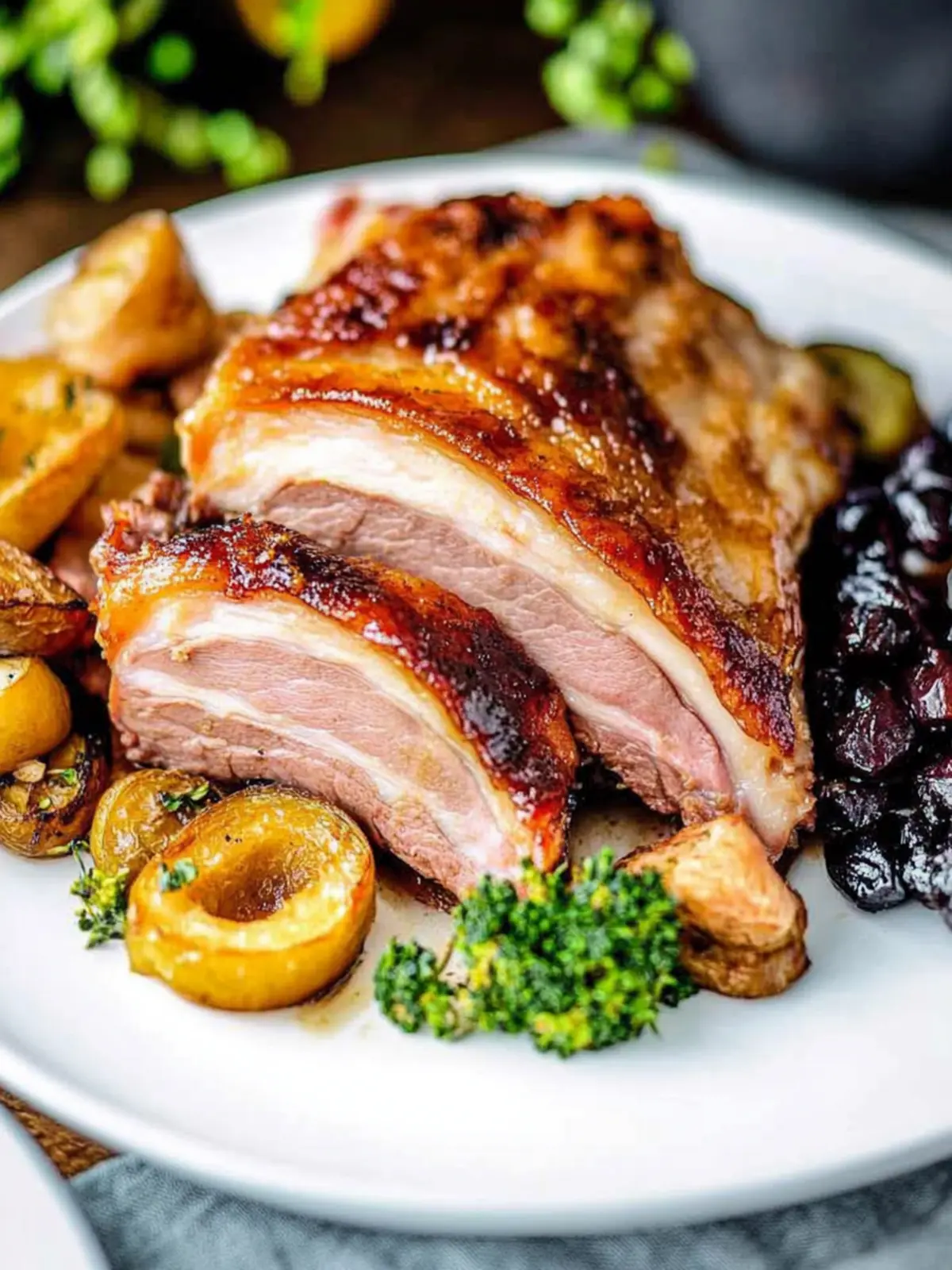 Crispy Slow Roast Pork Belly Recipe with Cider Gravy Magic 5 Crispy Slow Roast Pork Belly Recipe with Cider Gravy