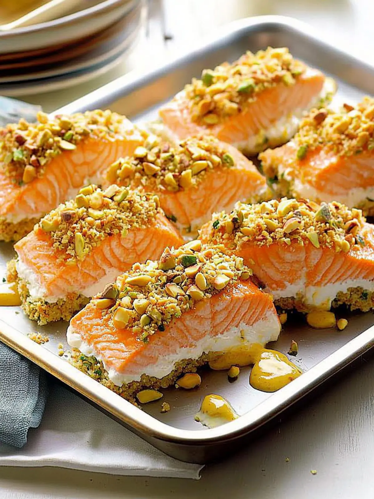 Salmon with Horseradish Pistachio Crust: A Flavor Explosion 4 Salmon with Horseradish Pistachio Crust
