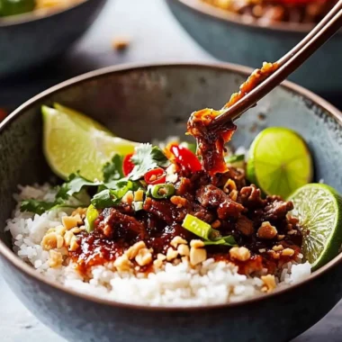 Thai Sweet Chilli Beef Bowls That Will Elevate Your Dinner! 9 Thai Sweet Chilli Beef Bowls