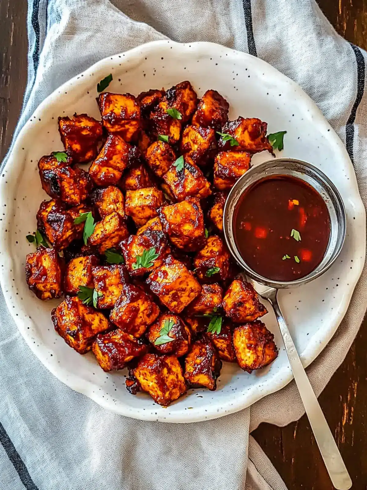 Savory Oven-Baked BBQ Tofu for Quick Flavorful Meals 5 Oven-Baked or Air Fryer BBQ Tofu