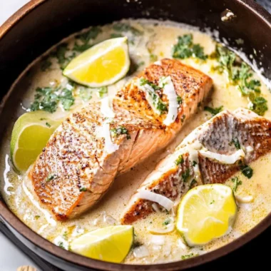Baked One Pan Garlic Butter Coconut Salmon with Zesty Salsa 10 Baked One Pan Garlic Butter Coconut Salmon