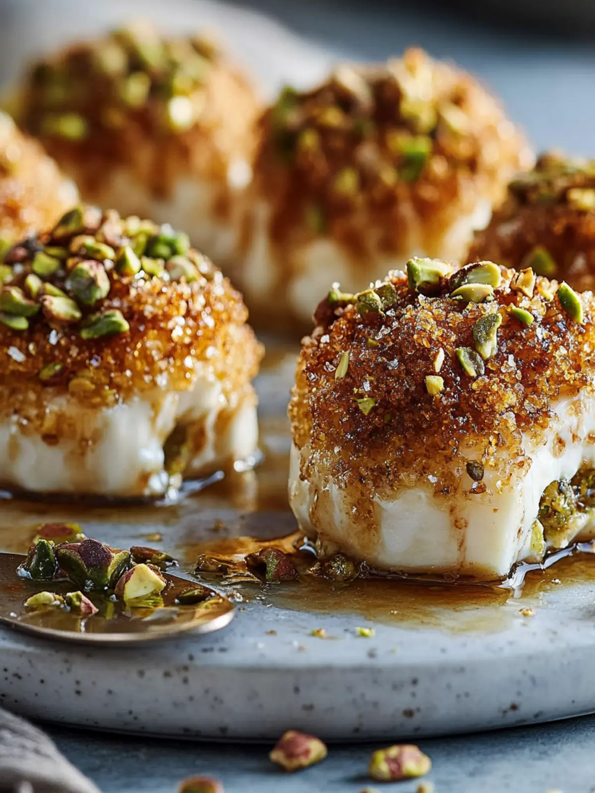 Delicious Pistachio-Crusted Brie Bites for Effortless Entertaining 3 Pistachio-Crusted Brie Bites