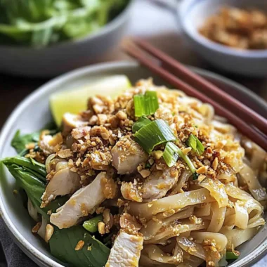 Savor Authentic Kuay Tiew Kua Gai Thai Noodles with Chicken 10 Kuay Tiew Kua Gai Thai Rice Noodles with Chicken