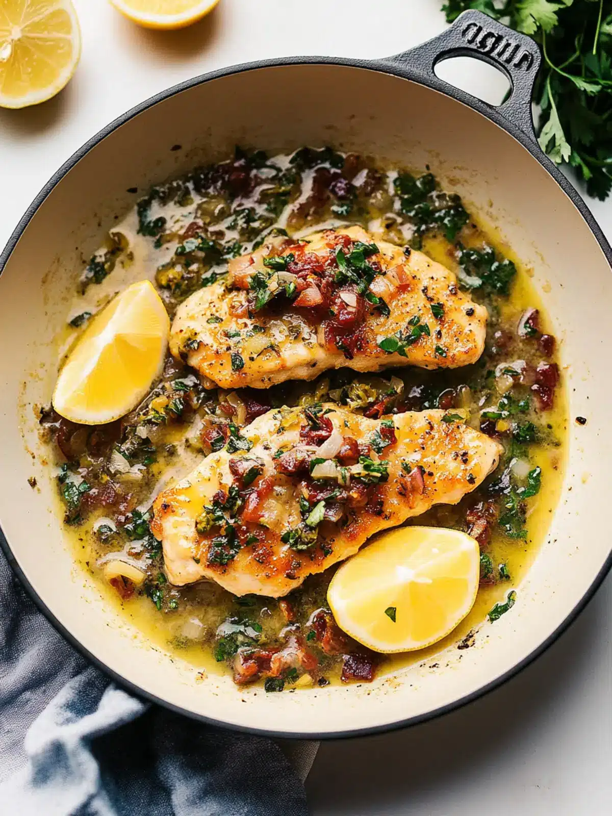 Savory Chicken Piccata with Zesty Lemon Sauce Delight 3 Chicken Piccata