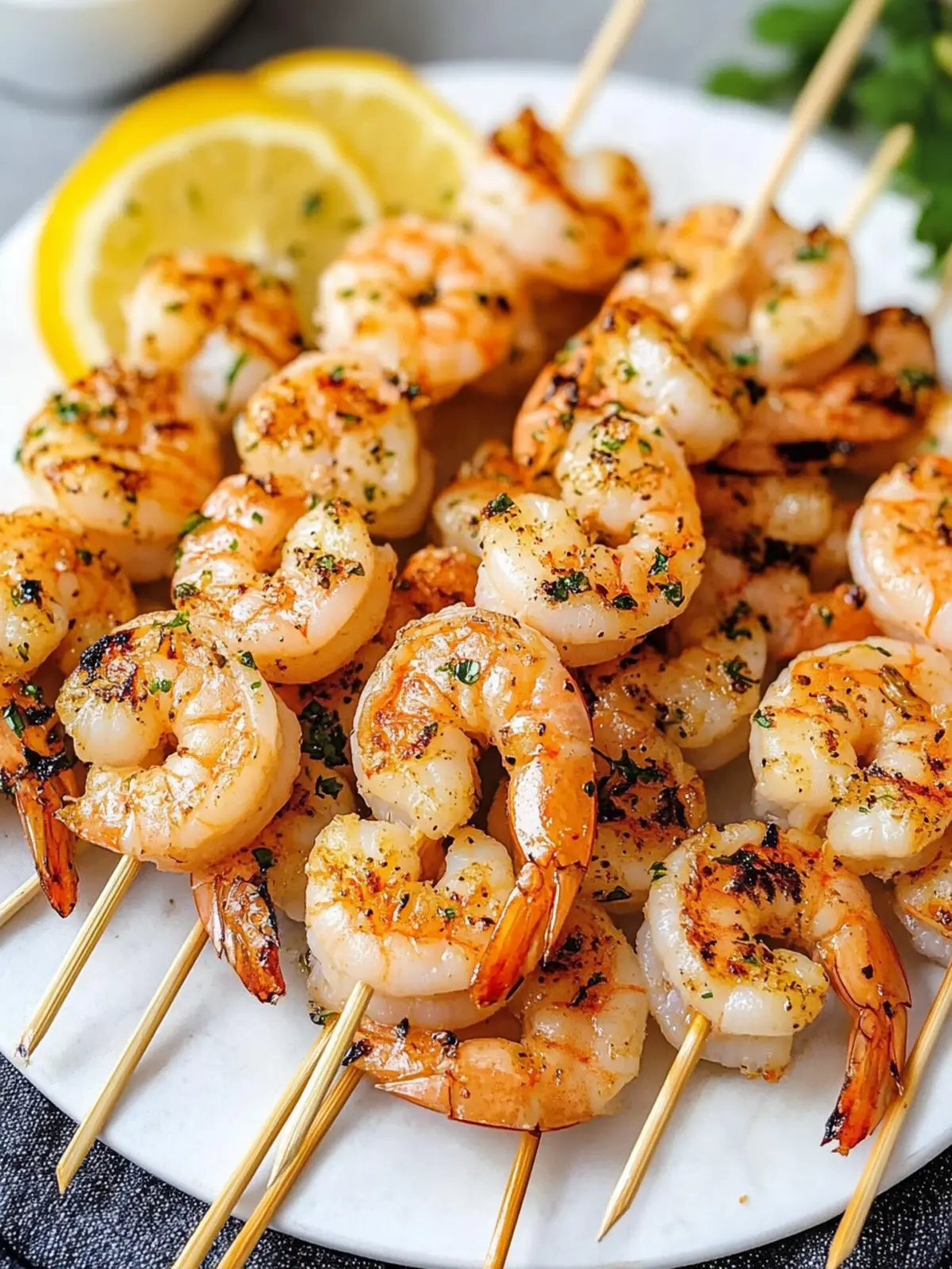 Zesty Garlic Shrimp Skewers Perfect for Your Next BBQ 2 Shrimp Skewers
