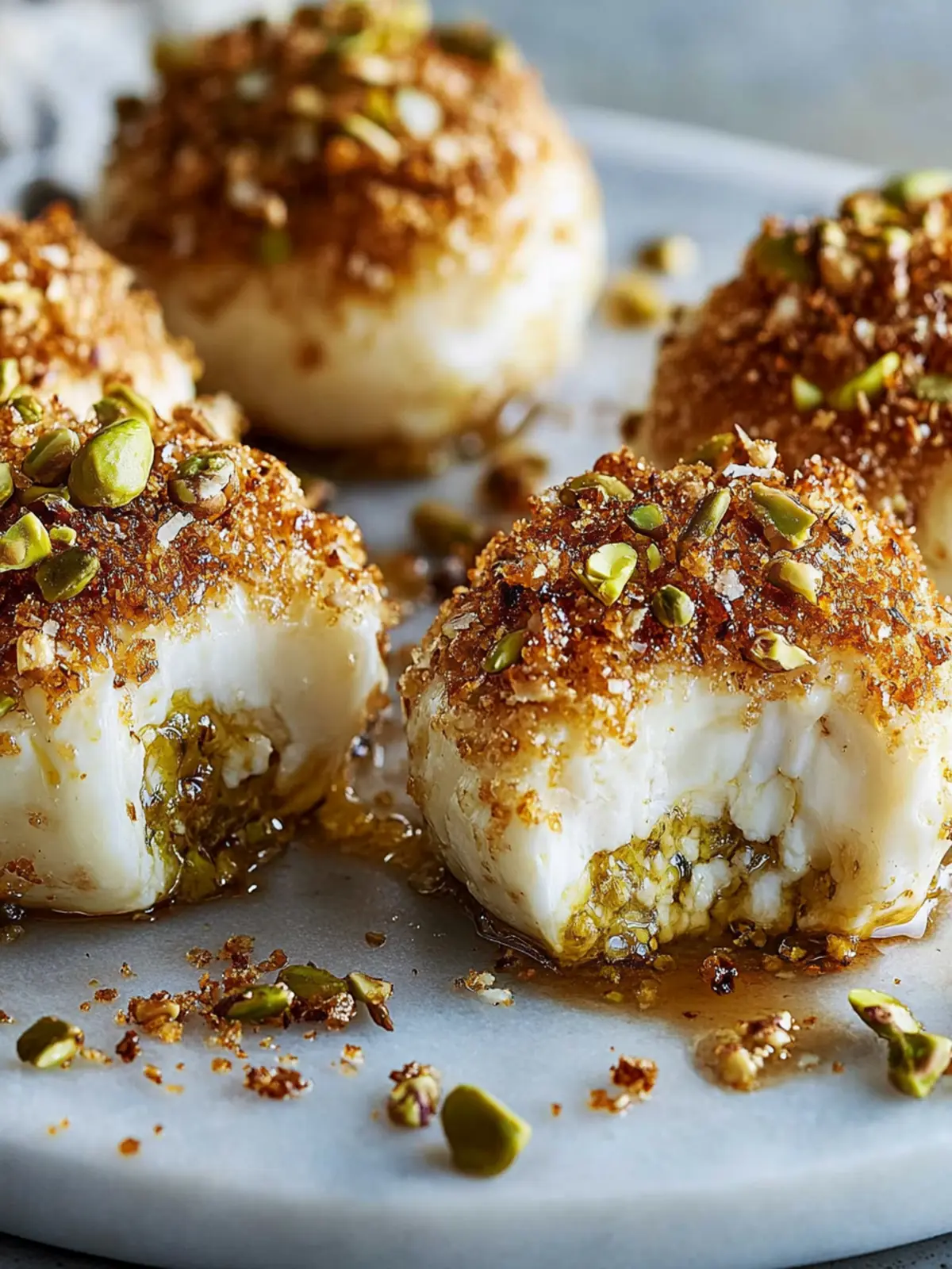 Delicious Pistachio-Crusted Brie Bites for Effortless Entertaining 5 Pistachio-Crusted Brie Bites