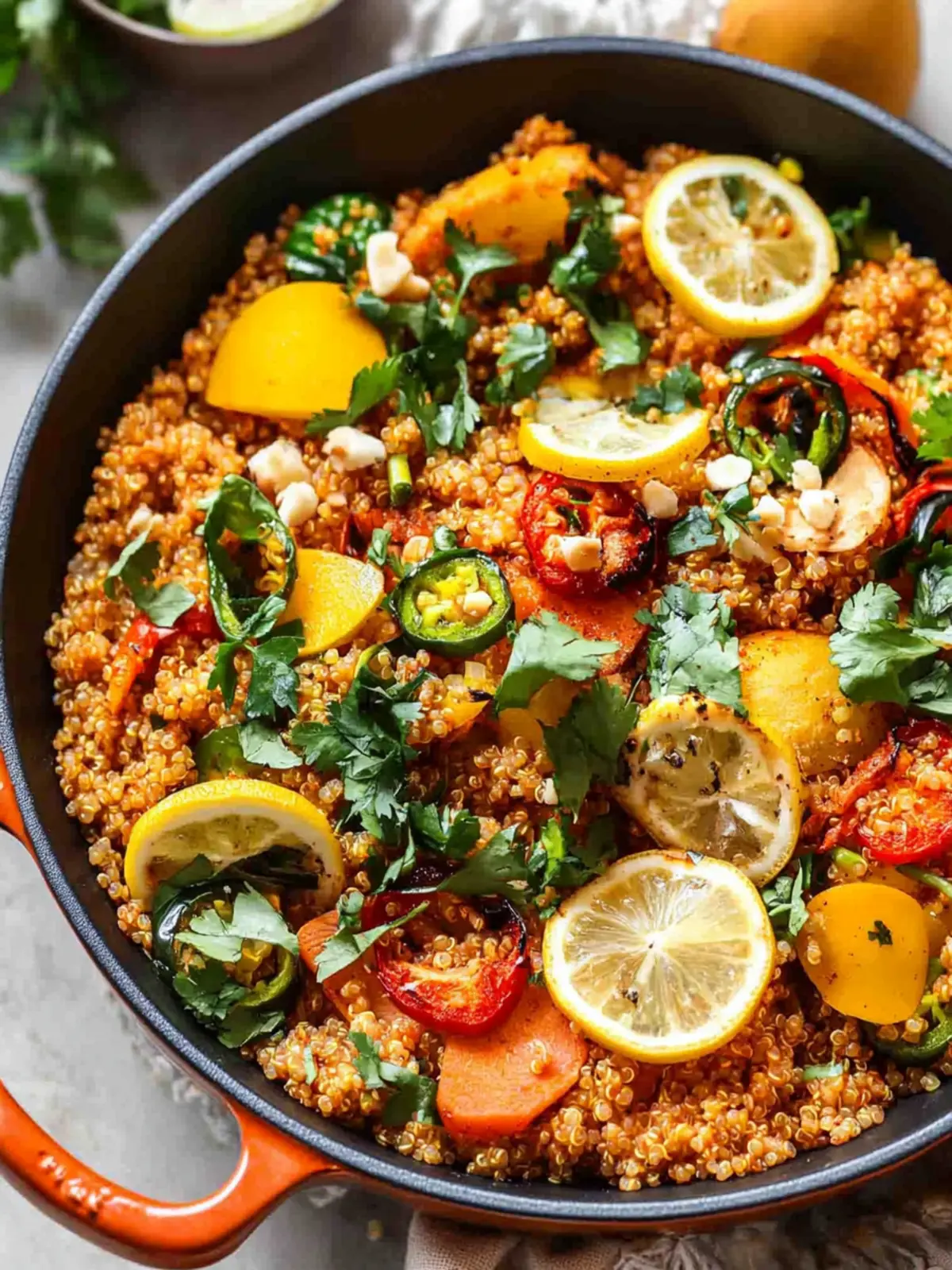 One Pot Moroccan Quinoa: Flavor-Packed and Easy to Make 2 One Pot Moroccan Quinoa