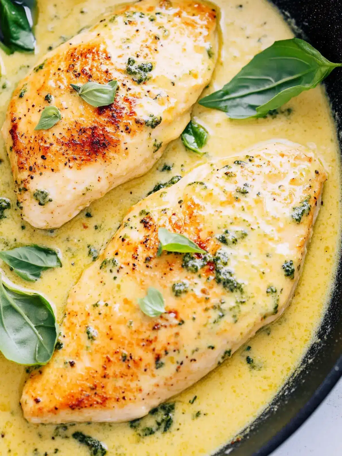 Creamy Pesto Chicken: Easy Dinner Bliss in Under 30 Minutes 5 Creamy Pesto Chicken