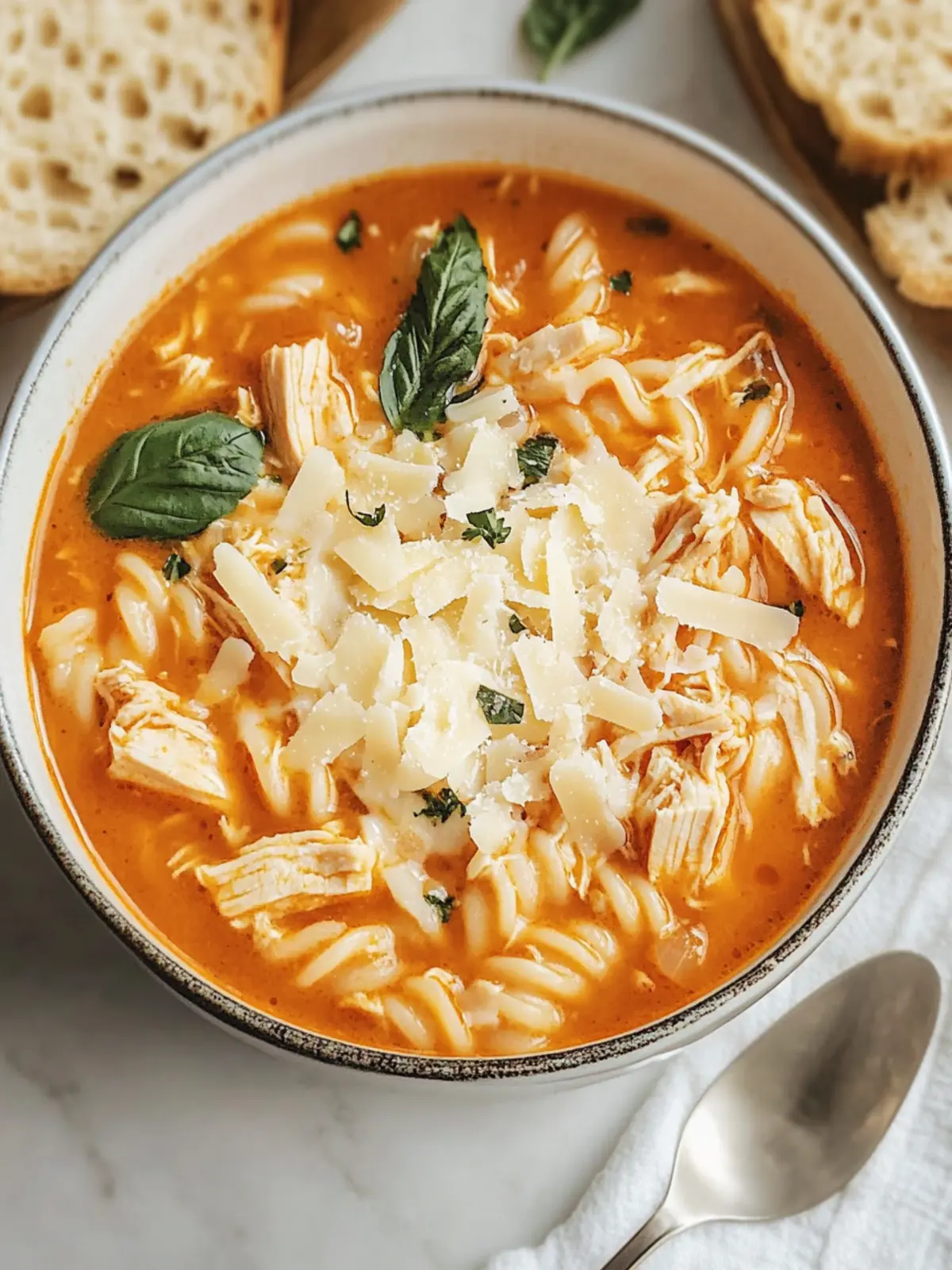 Creamy Crockpot Chicken Parmesan Soup for Cozy Nights 5 Crockpot Chicken Parmesan Soup