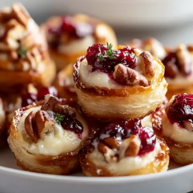 Irresistible Delicious Cranberry Brie Bites with Candied Pecans 10 Delicious Cranberry Brie Bites with Candied Pecans