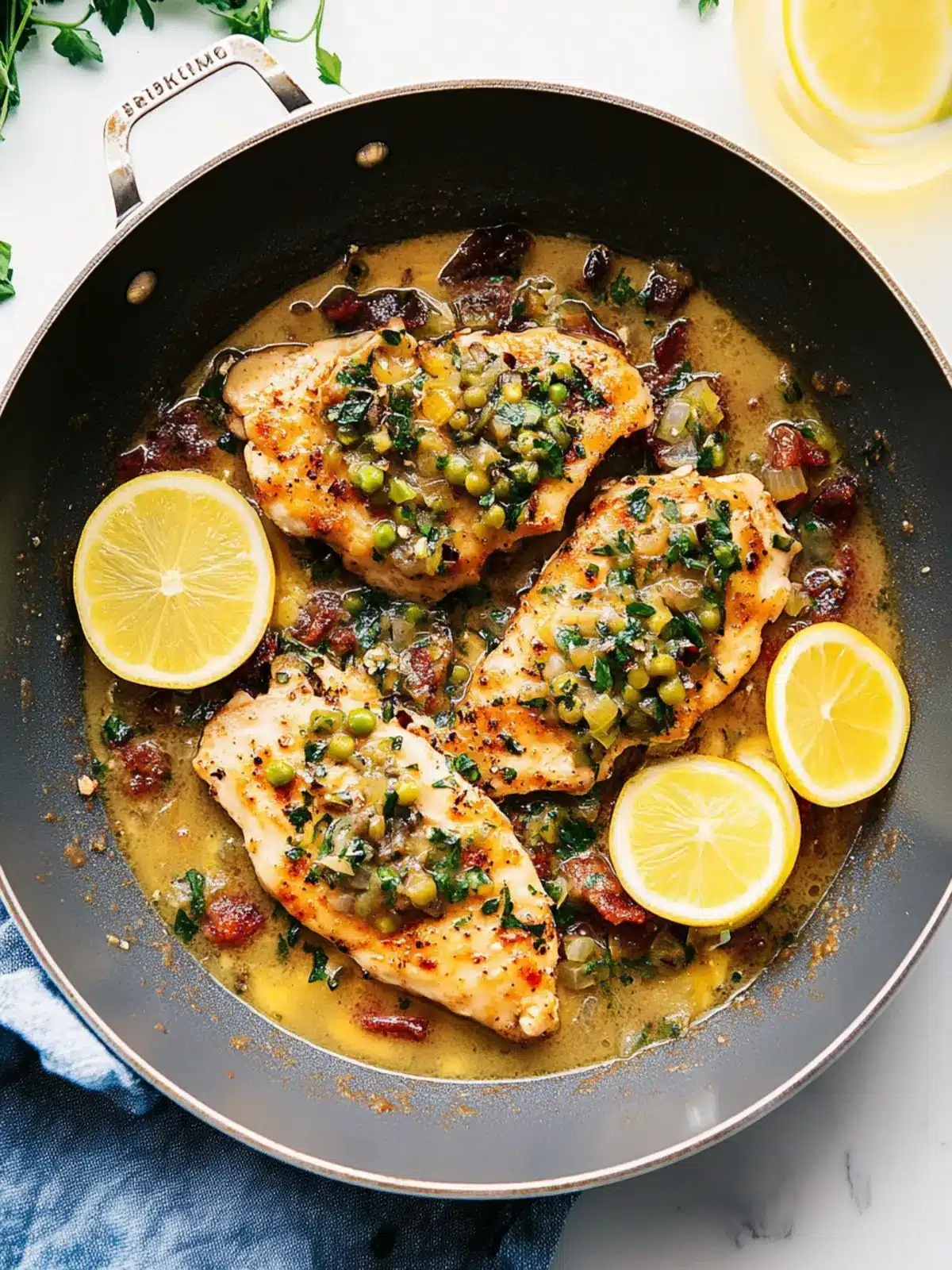 Savory Chicken Piccata with Zesty Lemon Sauce Delight 4 Chicken Piccata