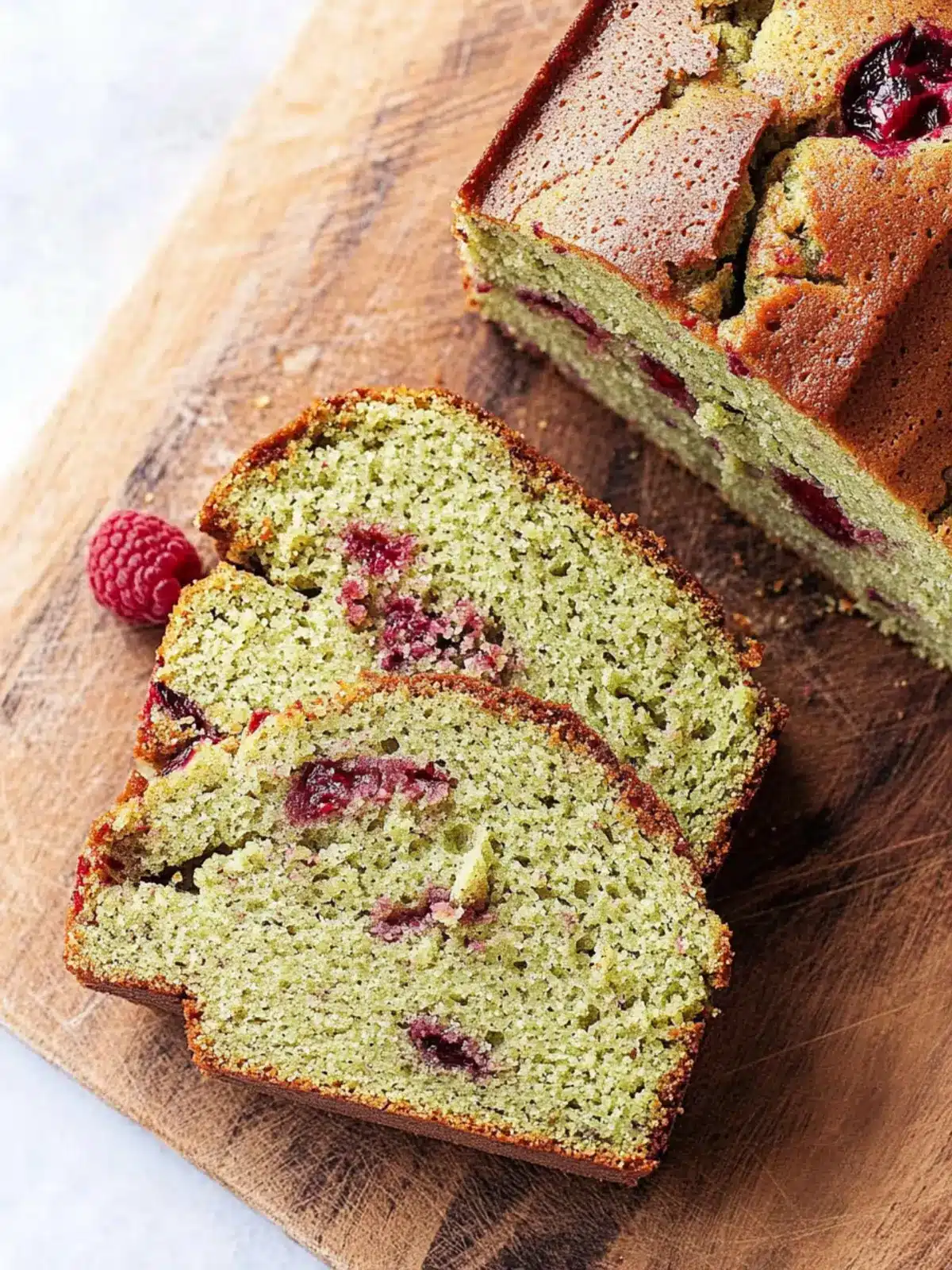 Raspberry Matcha Pound Cake that Elevates Your Baking Game 5 Raspberry Matcha Pound Cake
