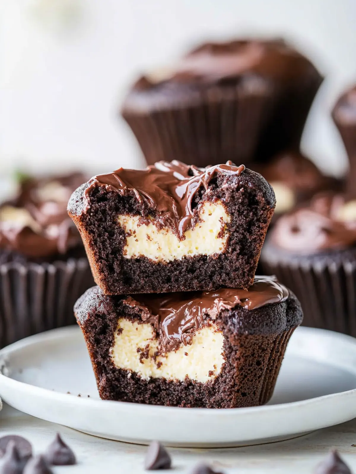 Indulge in Chocolate Cheesecake Muffins That Melt Hearts 4 Chocolate Cheesecake Muffins
