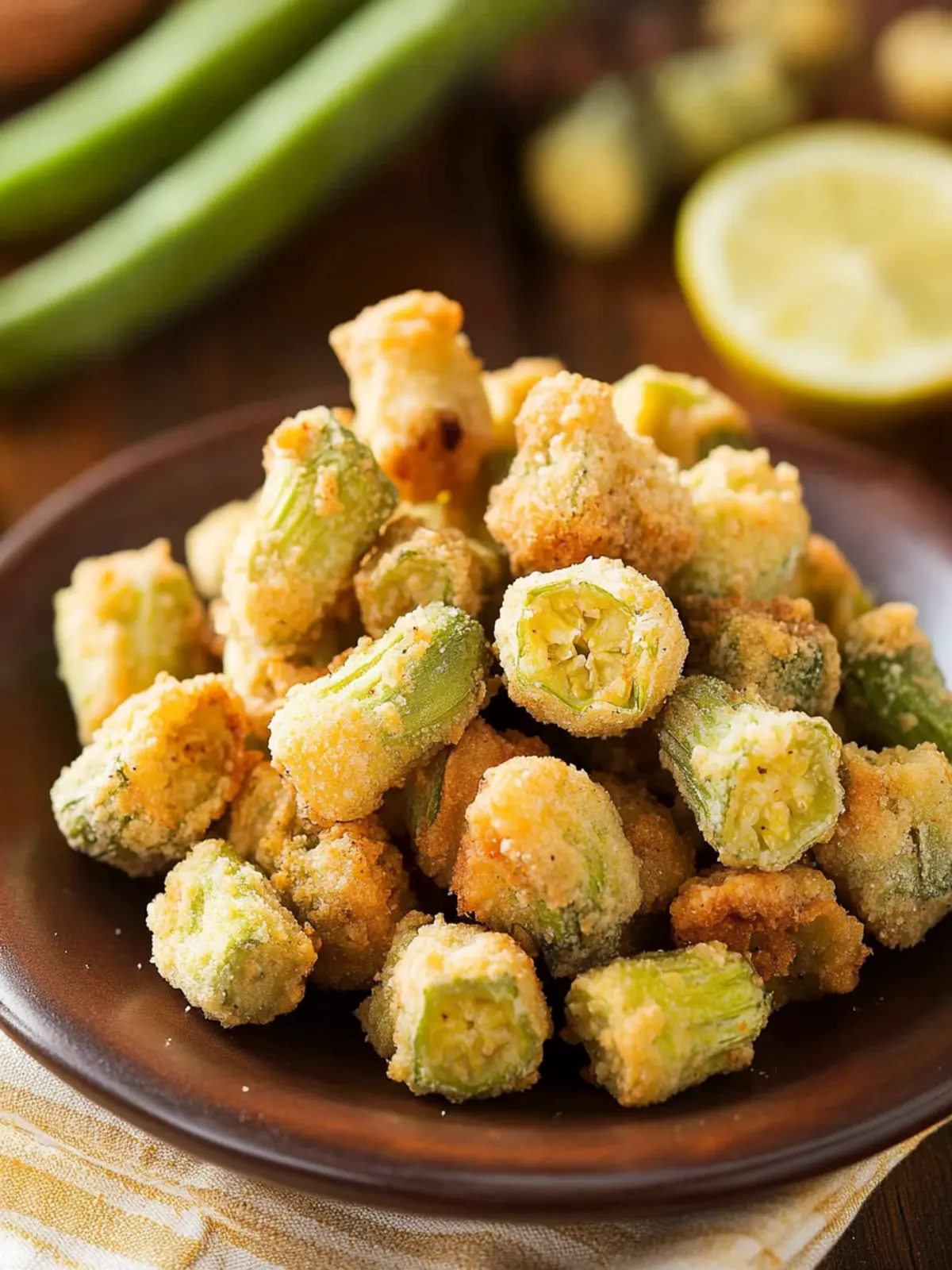Crispy Southern Fried Okra That'll Change Your Snack Game 3 Southern Fried Okra