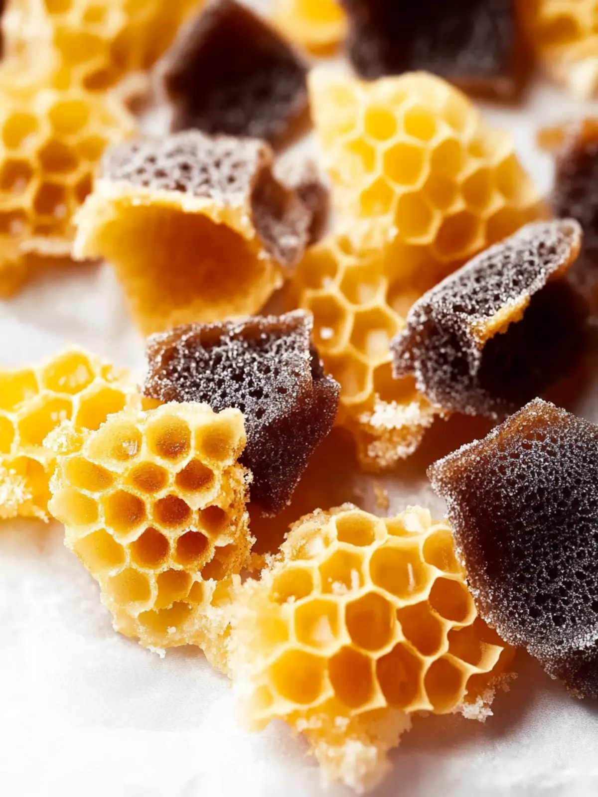 Crispy Golden Honeycomb Candy That Will Wow Your Taste Buds 2 Crispy Golden Honeycomb Candy
