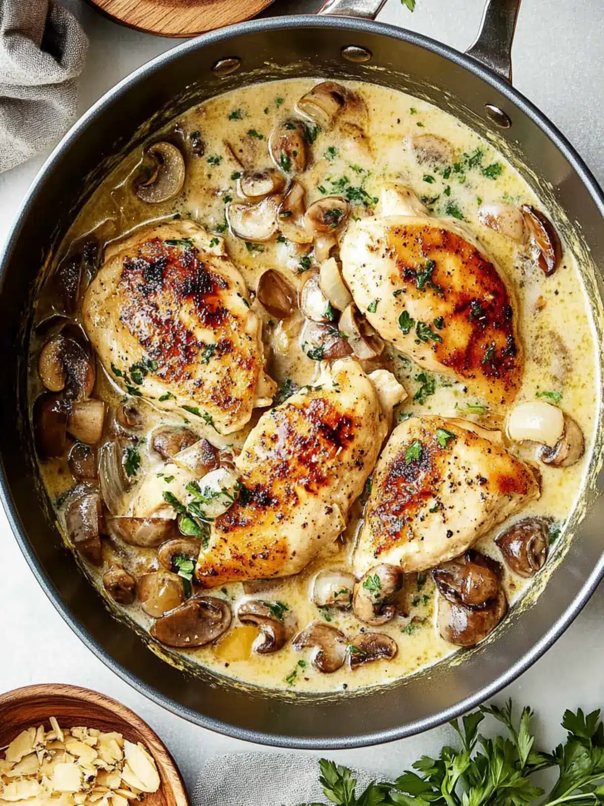 Creamy Champagne Chicken with Savory Mushroom Delight 3 Creamy Champagne Chicken