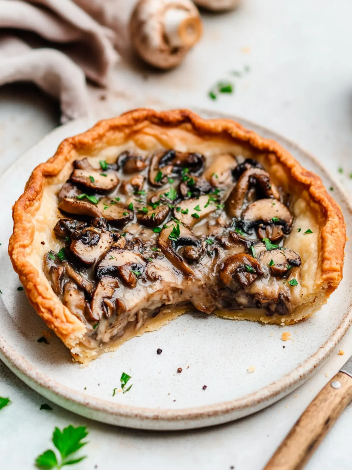 Irresistible Vegan Mushroom Tart You'll Crave Every Time 4 Vegan Mushroom Tart
