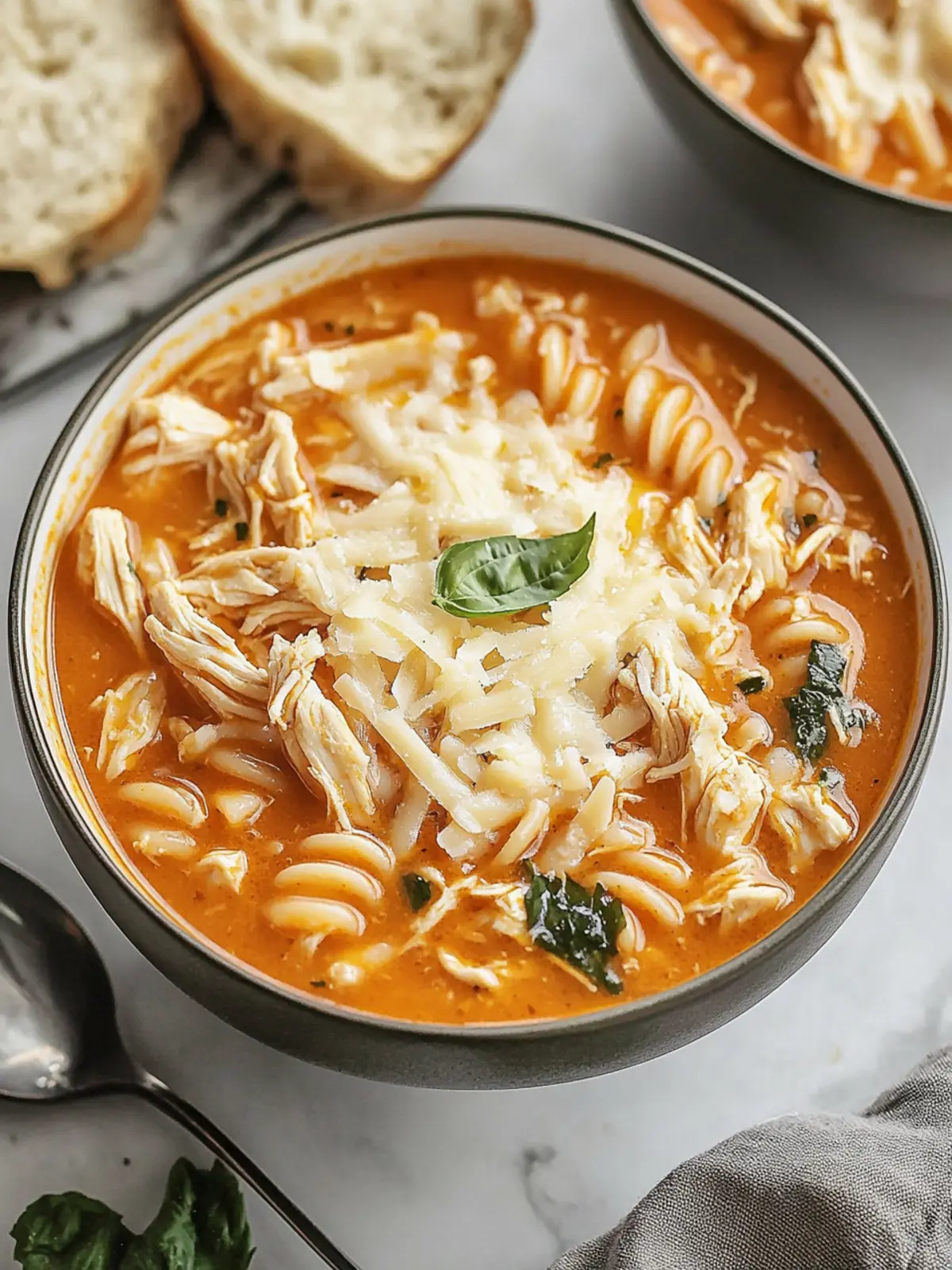 Creamy Crockpot Chicken Parmesan Soup for Cozy Nights 4 Crockpot Chicken Parmesan Soup