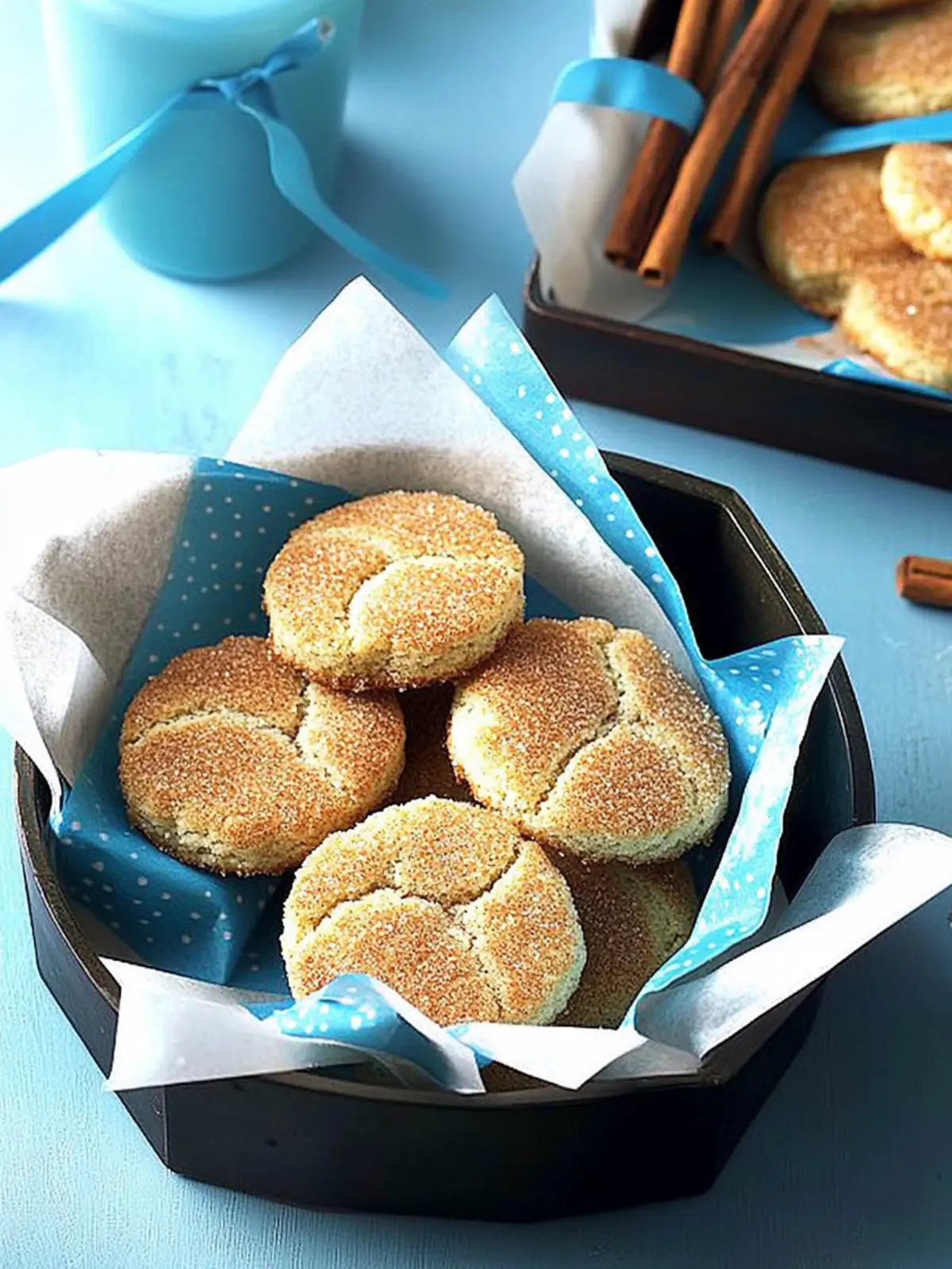 Cinnamon Sugar Crackle Cookies That Melt in Your Mouth 3 Cinnamon Sugar Crackle Cookies