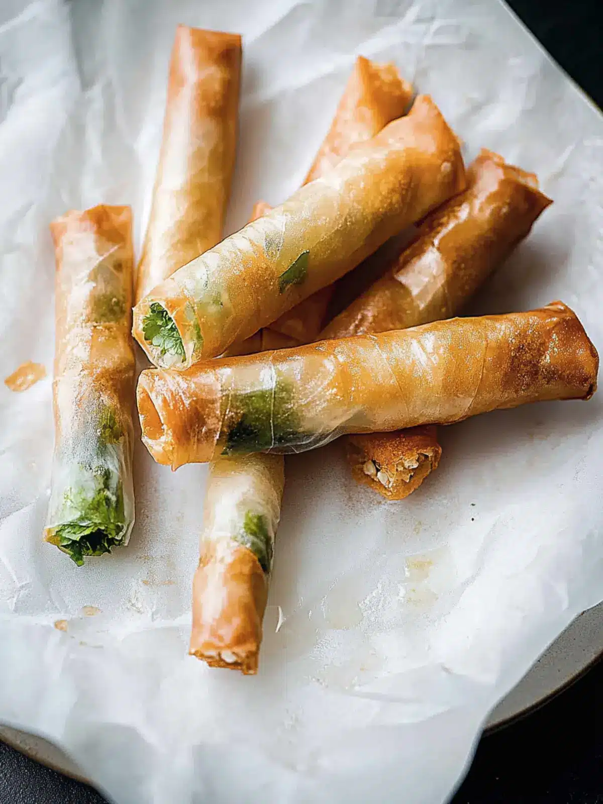 Crispy Turkish Cigars with Halloumi and Feta Delight 4 Turkish Cigars