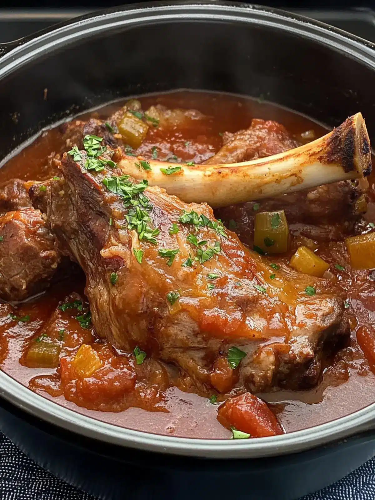 Savory Slow Cooker Lamb Shanks with Comforting Veggies 4 Slow cooker lamb shanks
