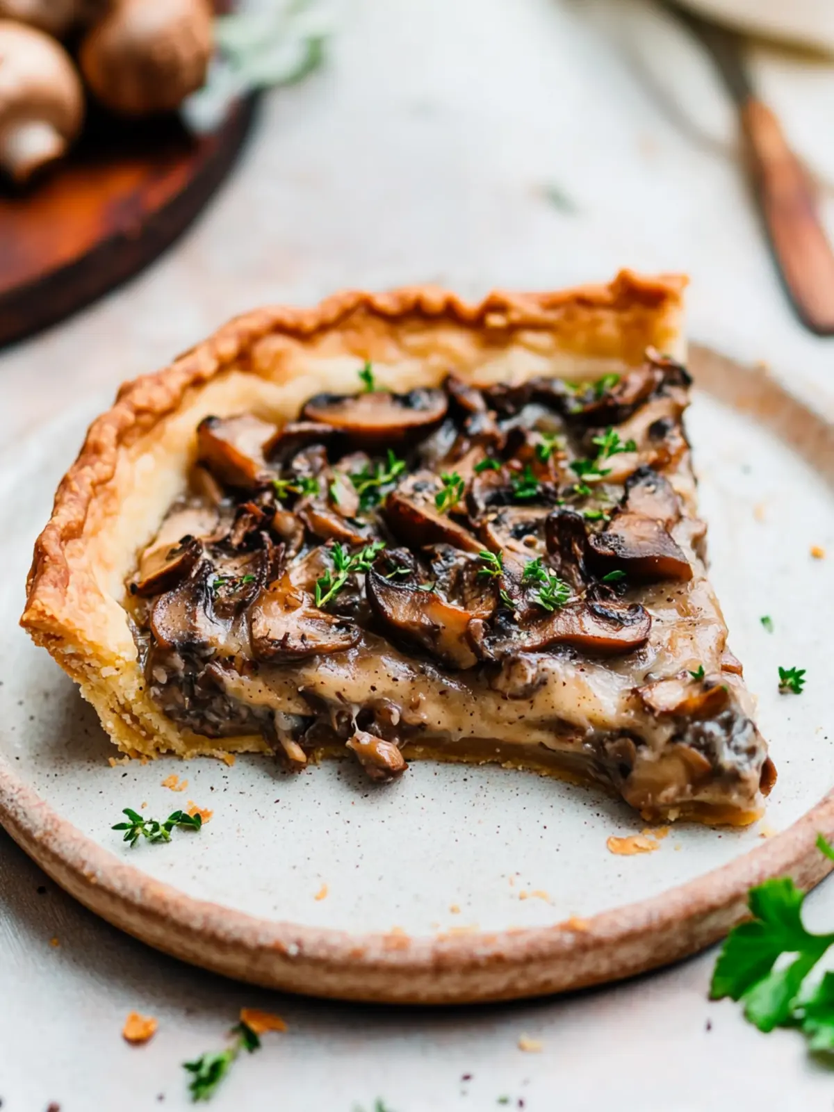 Irresistible Vegan Mushroom Tart You'll Crave Every Time 2 Vegan Mushroom Tart