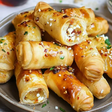 Irresistible Flaky Chili Honey Feta Rolls Appetizer Recipe 9 Flaky Chili Honey Feta Rolls Appetizer