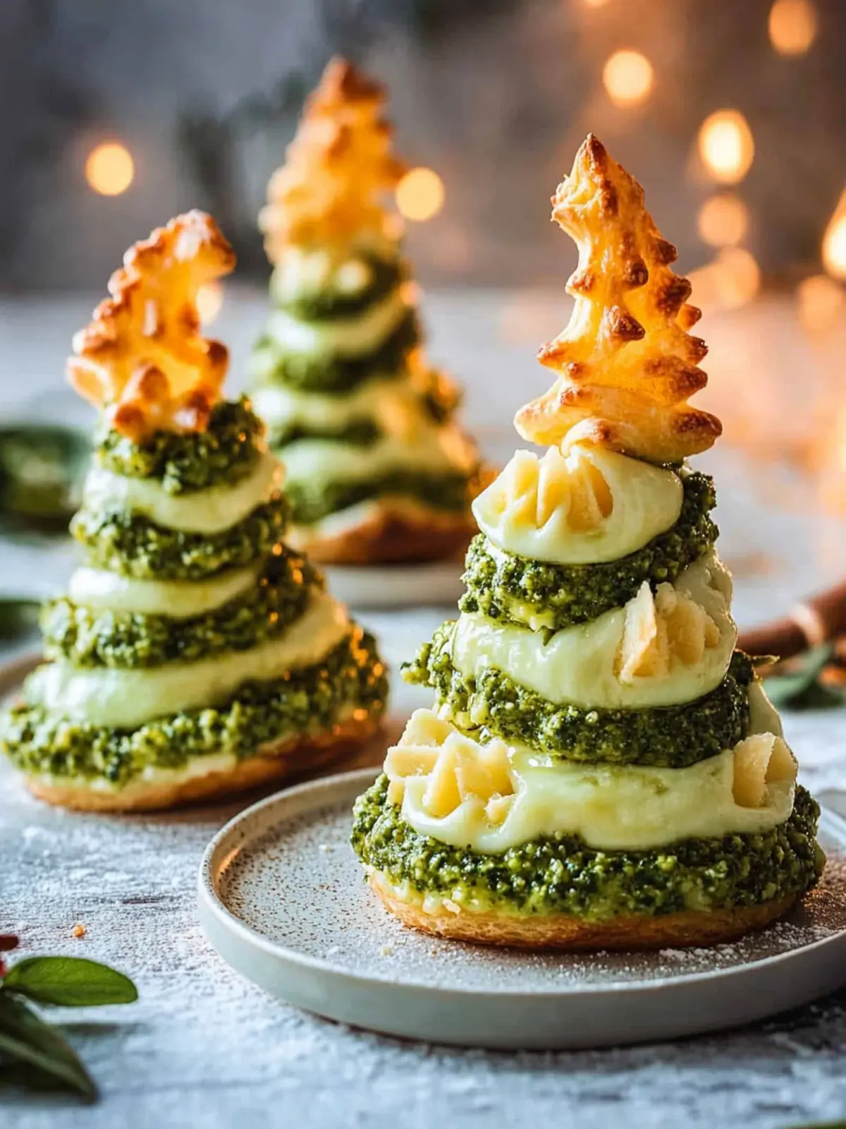 Delicious Cheesy Pesto Christmas Trees for Festive Fun 3 Cheesy Pesto Christmas Trees