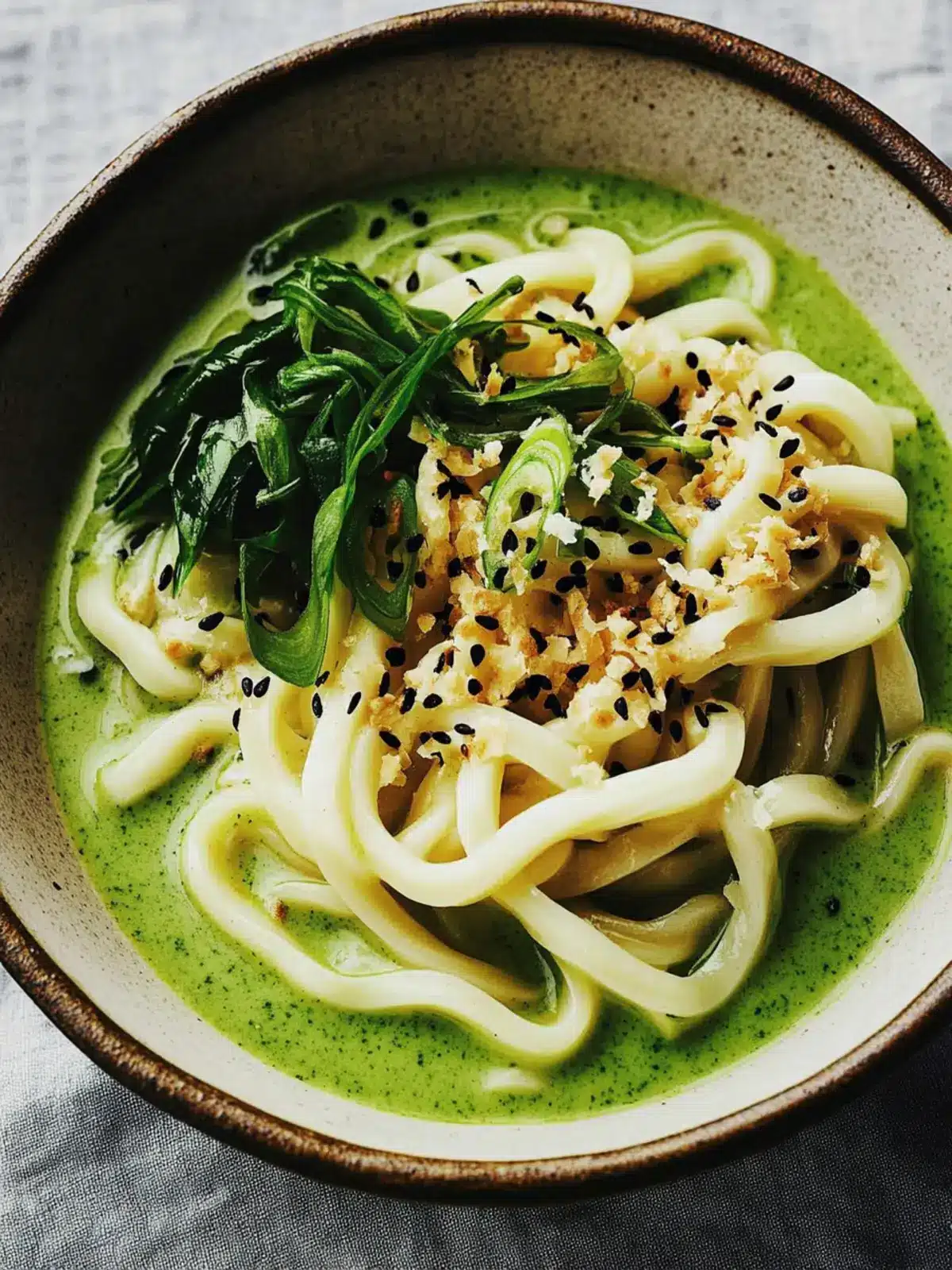 Creamy Spinach-Scallion Coconut Udon for Cozy Nights 4 Spinach-Scallion Coconut Udon