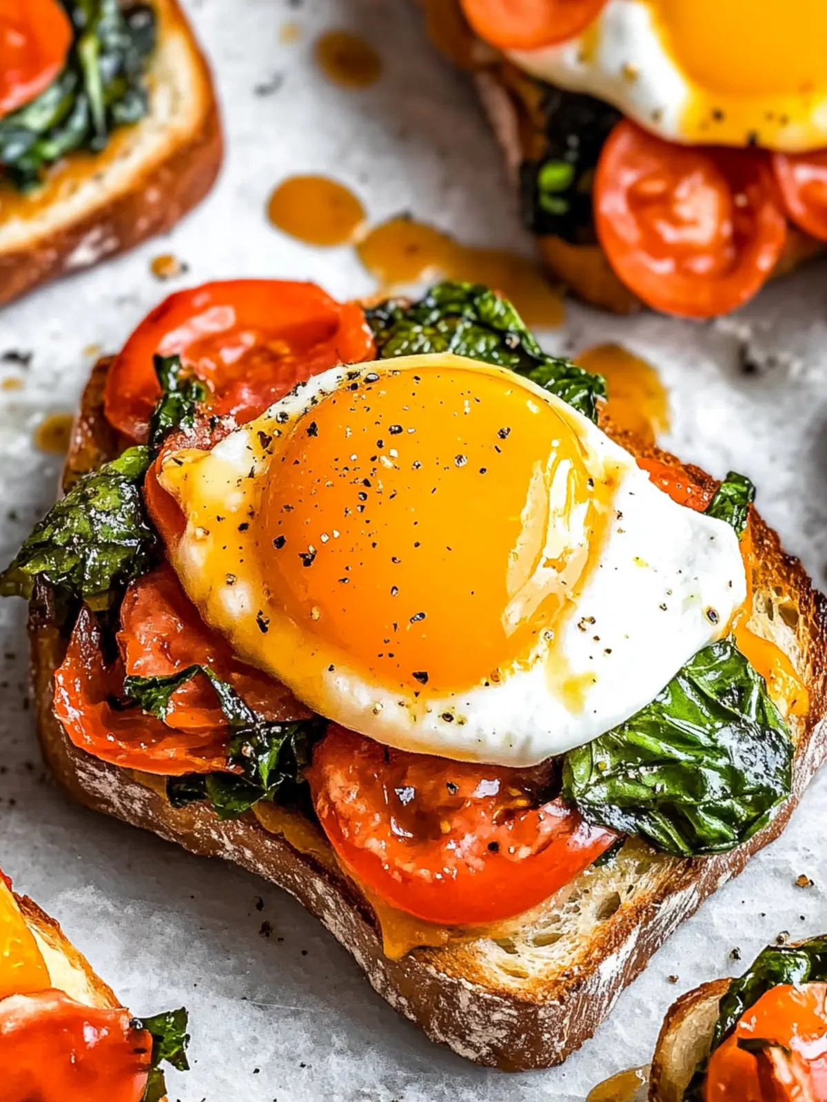Mediterranean Breakfast Toast with Harissa and Poached Eggs 5 Mediterranean Breakfast Toast