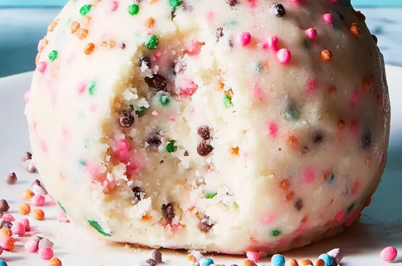 Confetti Cookie Dough Ball