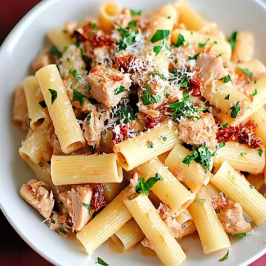 Delicious Tuna Rigatoni with Sun-Dried Tomatoes You’ll Love 10 Tuna Rigatoni with Sun-Dried Tomatoes