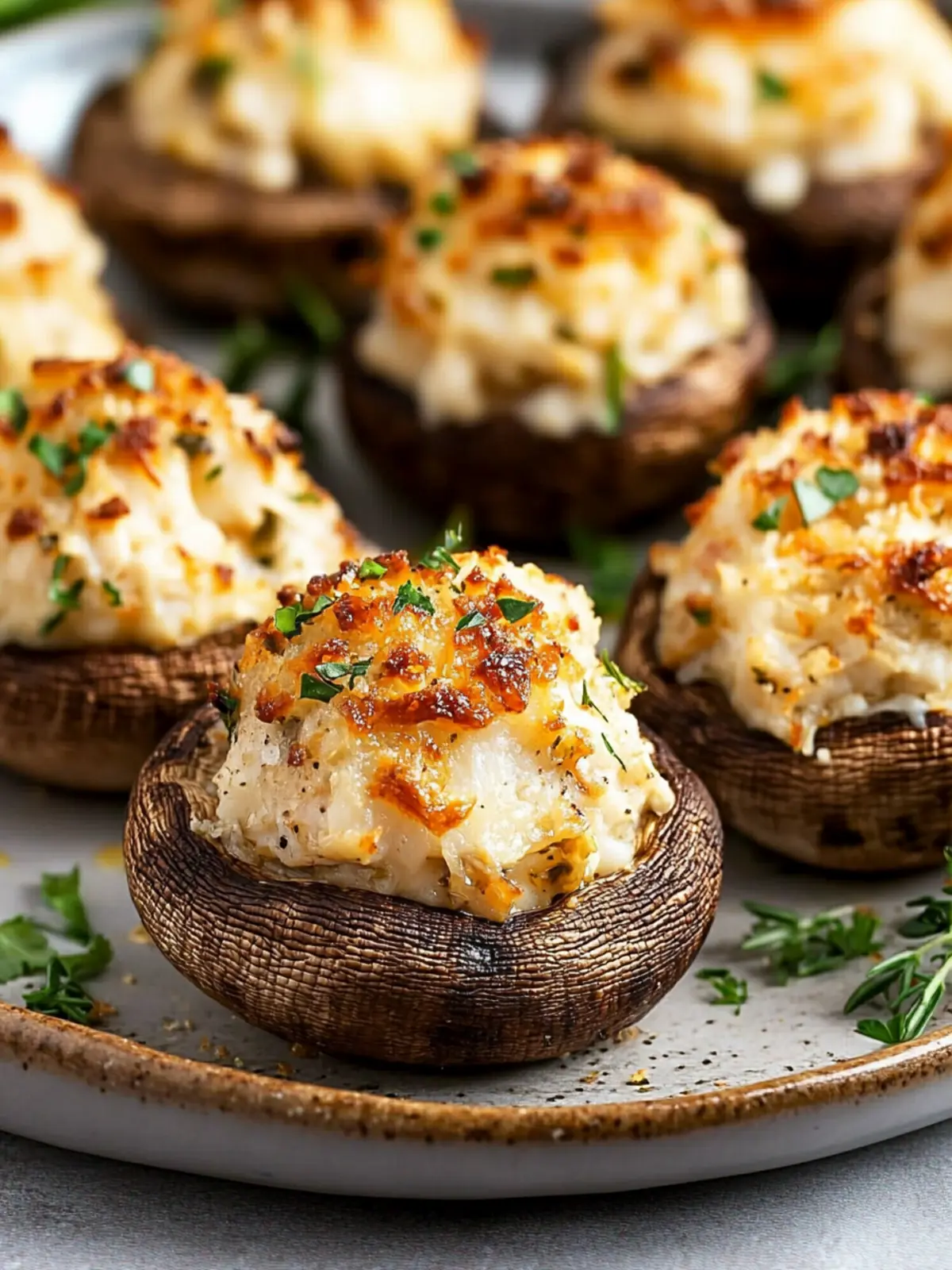 Irresistible Crab Stuffed Mushrooms for Perfect Appetizers 2 Crab Stuffed Mushrooms