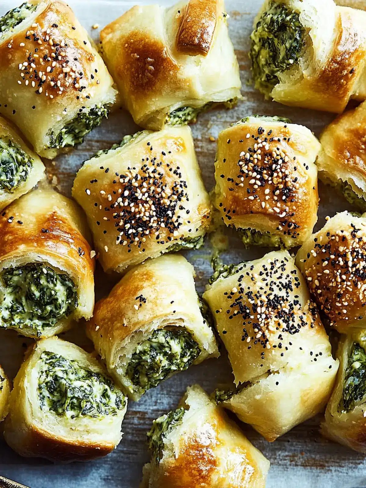 Spinach Dip Rolls: A Tasty Twist on Classic Comfort! 2 Spinach Dip Rolls